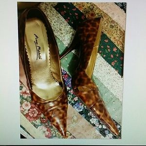 Womens Animal Print stiletto Shoes Pointy Size 7.5